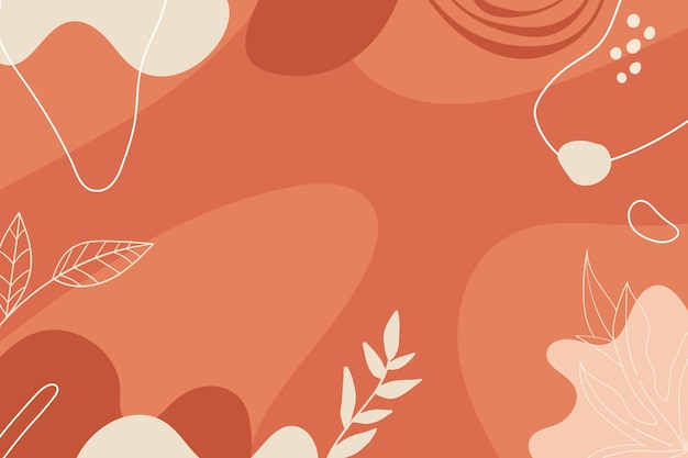 Free vector hand drawn terracotta background