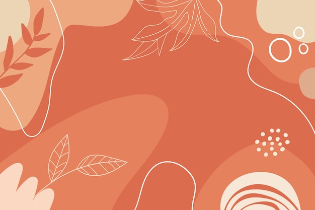 Free vector hand drawn terracotta background