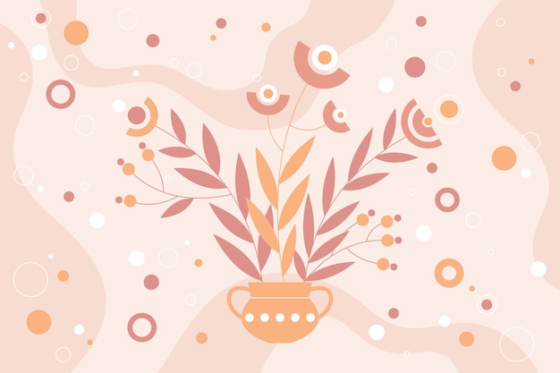 Free vector hand drawn terracotta background