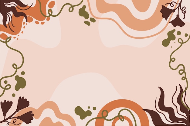 Free vector hand drawn terracotta pattern design