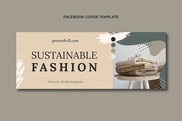 Hand drawn texture boutique design template