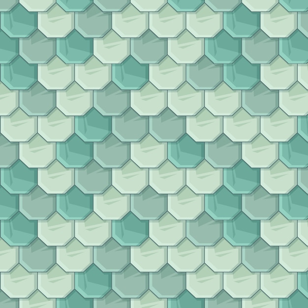 Hand drawn tile pattern illustration