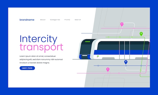 Hand drawn transport template