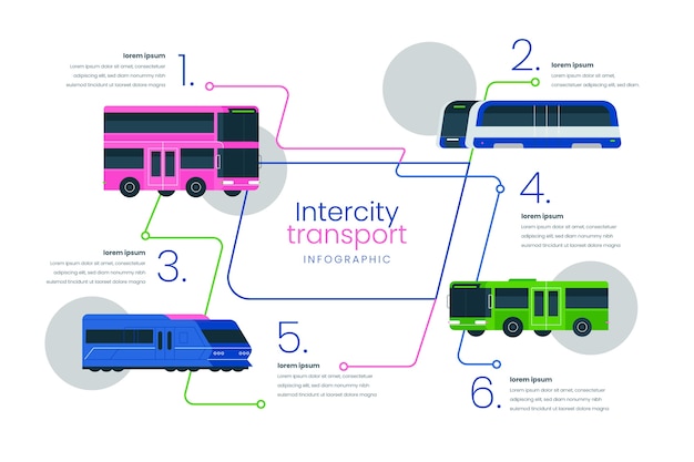 Vettore gratuito modello di trasporto disegnato a mano