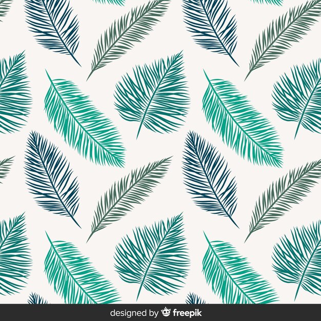 Hand drawn tropical background