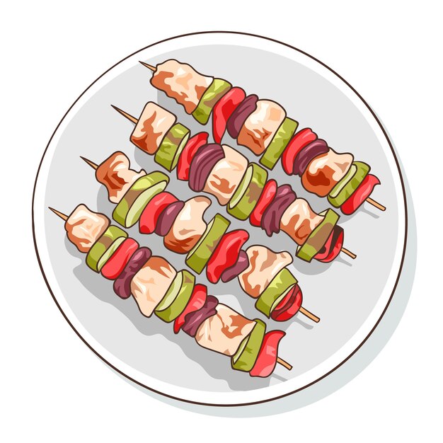 手描きトルコ料理イラスト