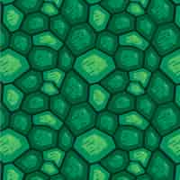 Free vector hand drawn turtle shell pattern design