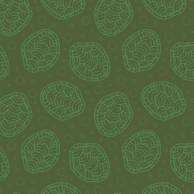 Free vector hand drawn turtle shell pattern