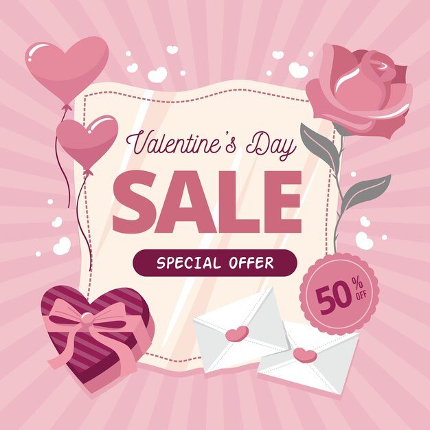 Free vector hand drawn valentine's day sale