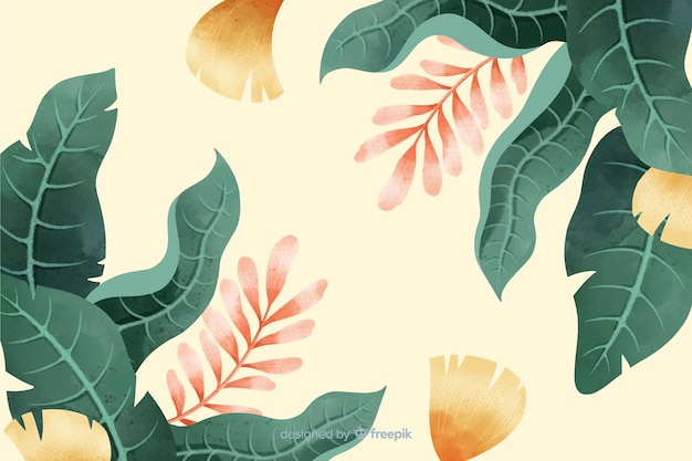 hand drawn vintage garden background