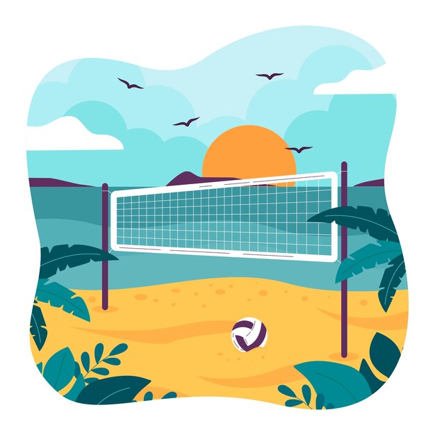 Volleyball Net Cartoon Images – Browse 2,595 Stock Photos, Vectors, and  Video