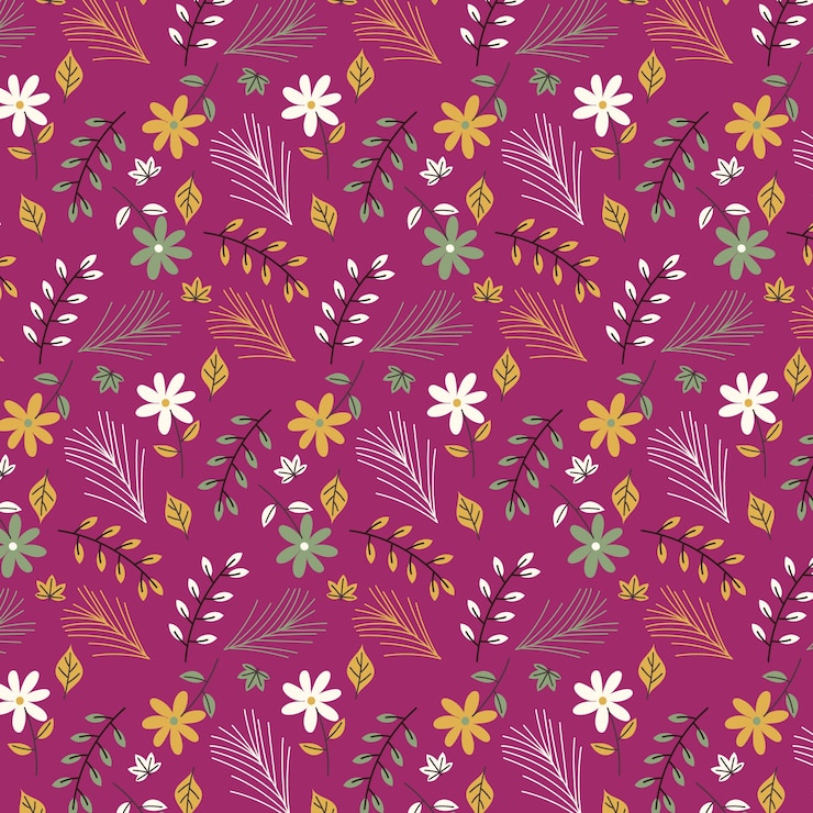 मुफ़्त वेक्टर hand drawn a w colours illustration pattern