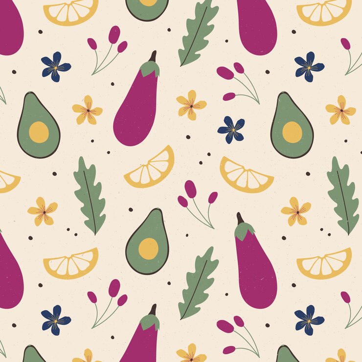 Free Vector hand drawn a w colours pattern design