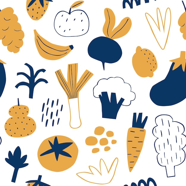 Free vector hand drawn a w colours pattern