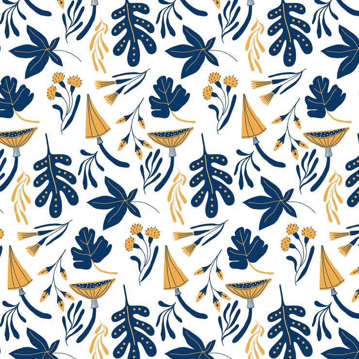 Free Vector hand drawn a w colours pattern