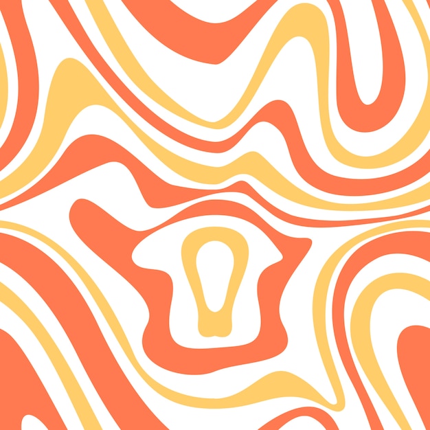 Free vector hand drawn wavy pattern design