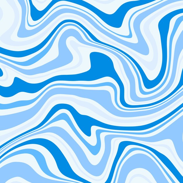 Hand drawn wavy pattern design