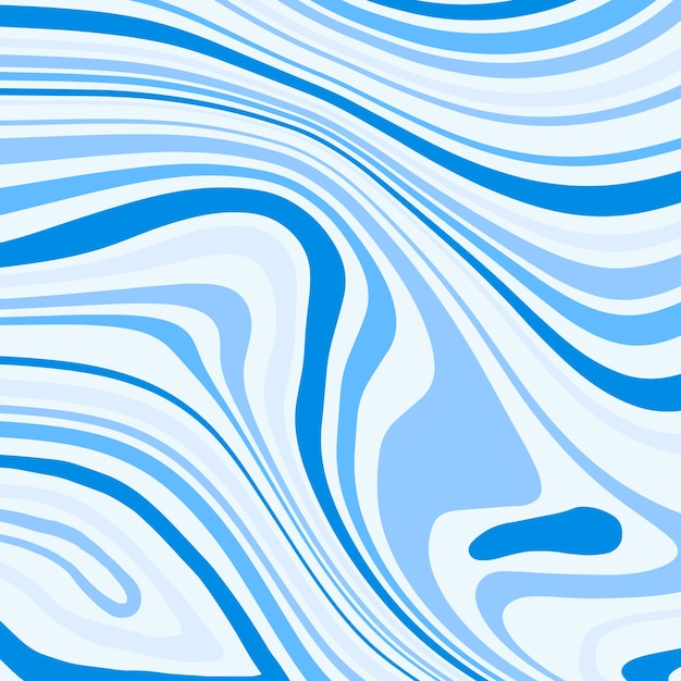 Free vector hand drawn wavy pattern design