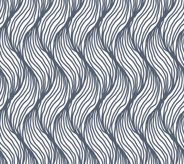 Hand drawn wavy pattern