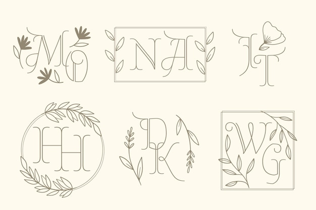 211,034 Initial Wedding Monogram Images, Stock Photos, 3D objects, &  Vectors