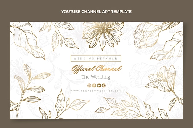 Disegnato a mano wedding planner canale youtube art