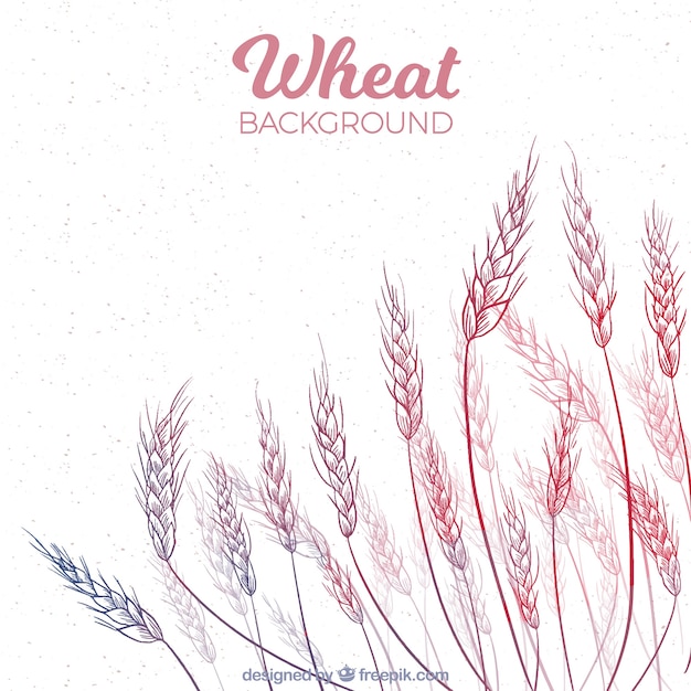 Free Hand Drawn Wheat Background Svg Dxf Eps Png Cut Files Background Graphic