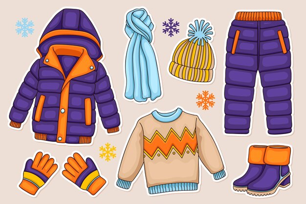 Winter coats Vectors & Illustrations for Free Download