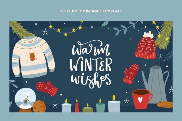 Миниатюра рисованной зимы на YouTube