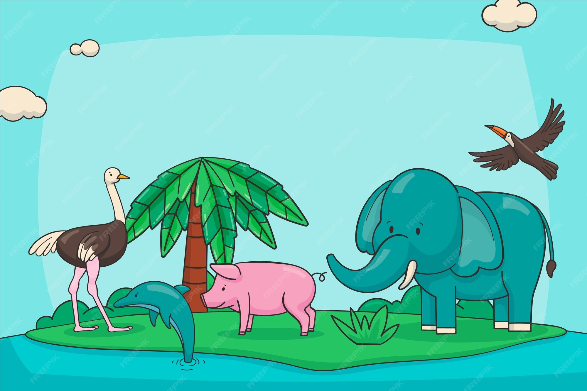 Animals のベクトルとイラストを無料でダウンロード Freepik