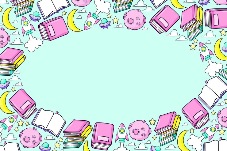 Бесплатный Вектор ручной обращается всемирный день книги фон