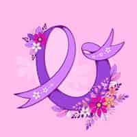 Free vector hand drawn world cancer day illustration