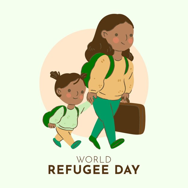 Ручной обращается Всемирный день беженцев