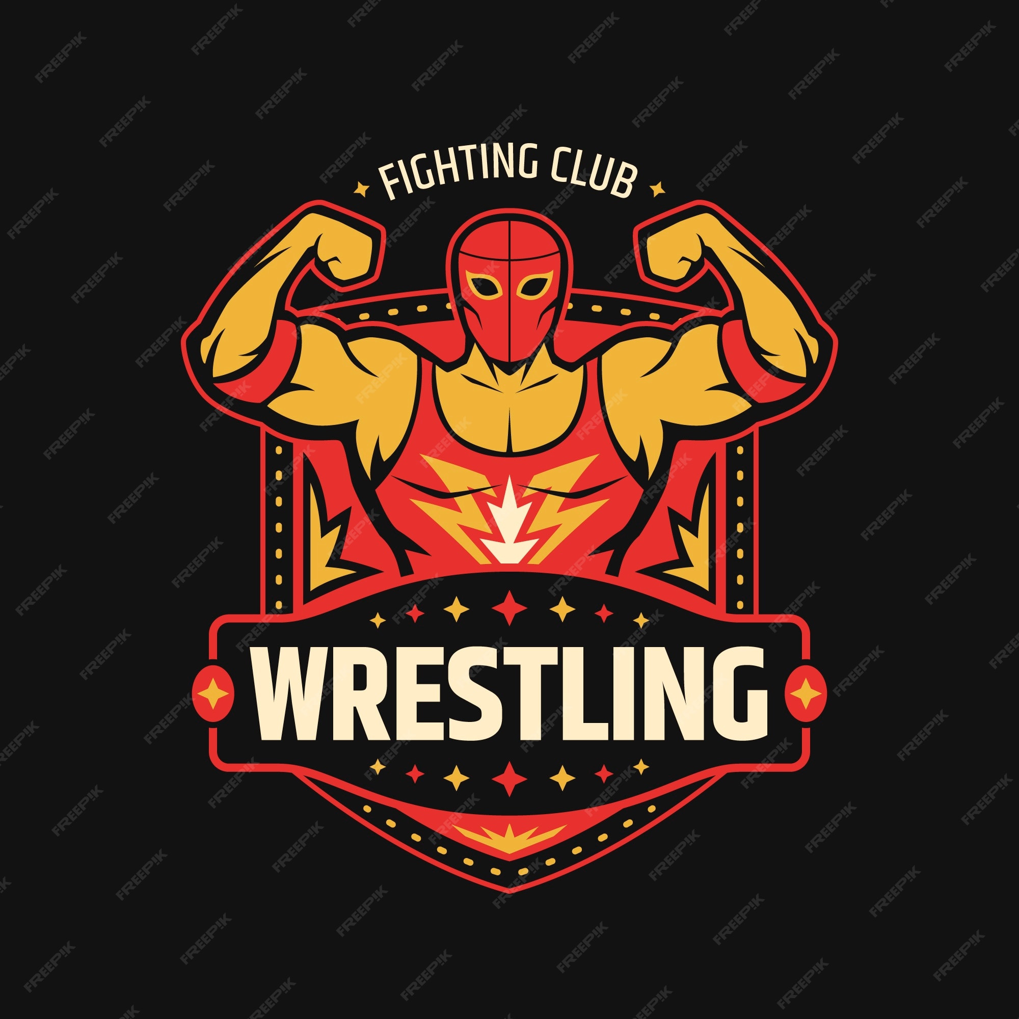 Wrestling logo Vectors & Illustrations for Free Download | Freepik