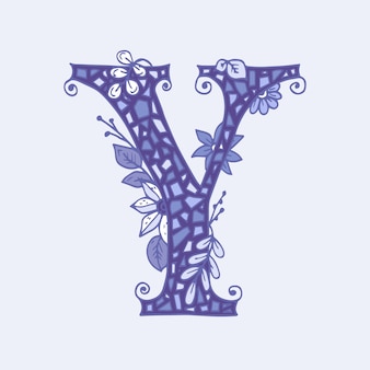 Hand Drawn Y Logo Letter