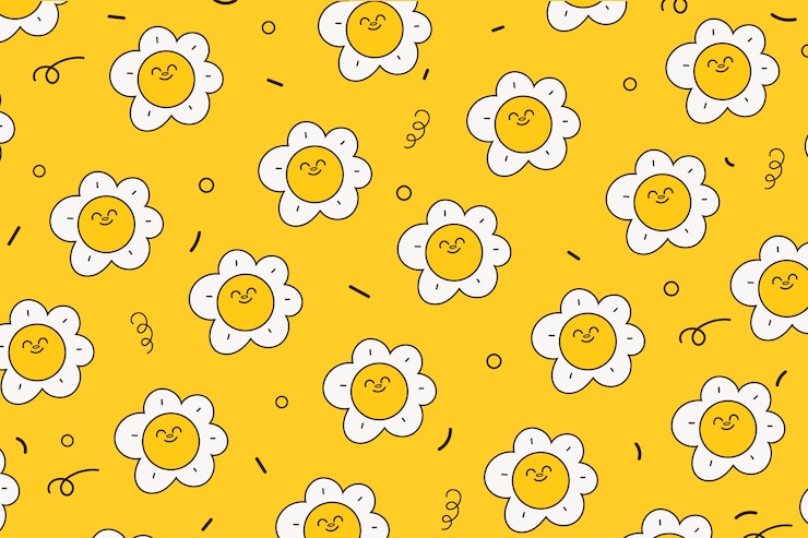 Free Vector hand drawn yellow day background