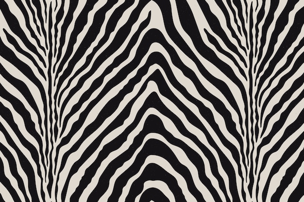 Free vector hand drawn  zebra print pattern background