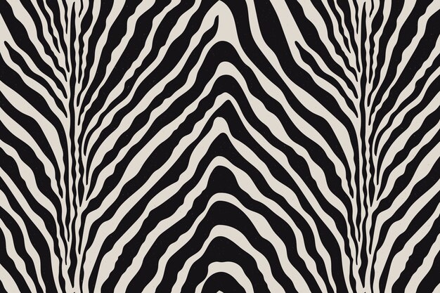 Free Vector hand drawn  zebra print pattern background