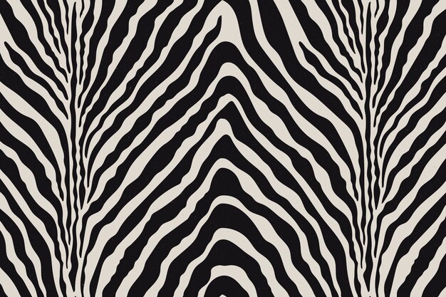 Hand drawn  zebra print pattern background