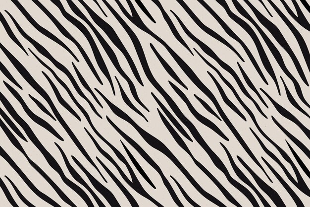 Free Vector hand drawn  zebra print pattern background
