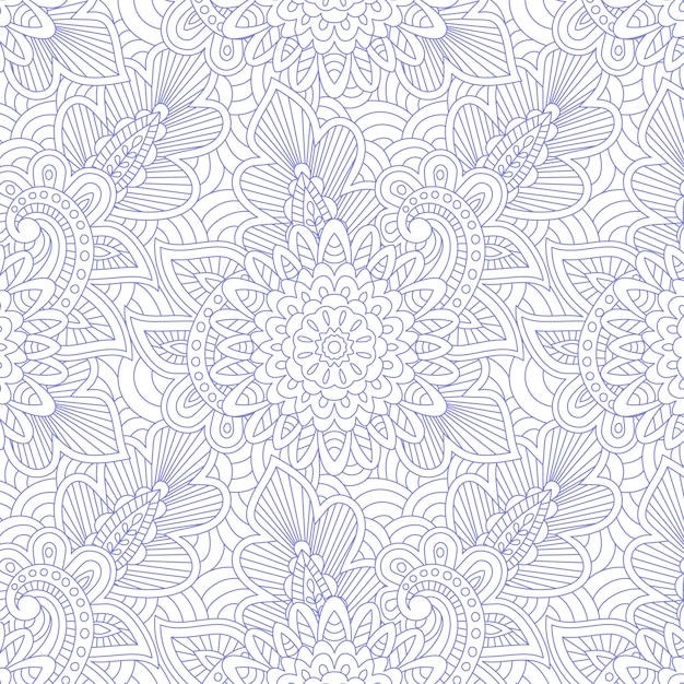 Free vector hand drawn zen doodle pattern