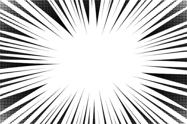 무료 Vector 손으로 그린 확대 효과 배경