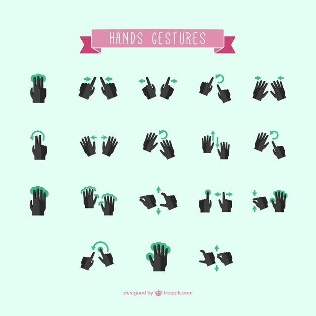 Hand gestures pack