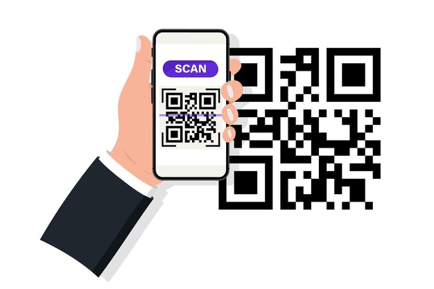 Free Vector Vector Black Friday Qr Code With Black Friday Logo Isolated On A White Background