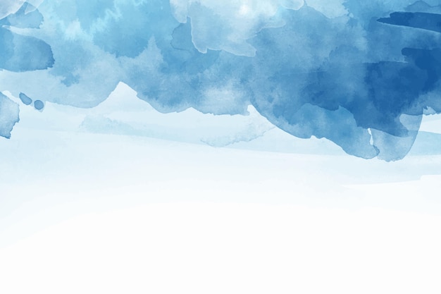 Бесплатное векторное изображение Ручная роспись абстрактный синий фон