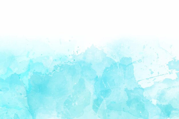 Hand painted abstract blue wallpaper in watercolor