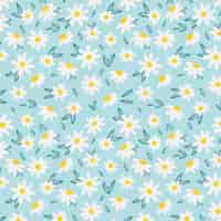 Free vector hand painted abstract floral pattern