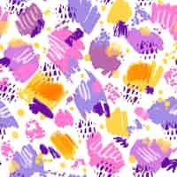 Free vector hand painted abstract painting pattern