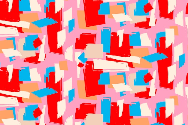 Free vector hand painted abstract painting pattern