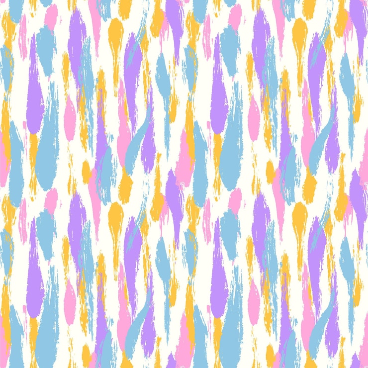 Free Vector hand painted abstract painting pattern