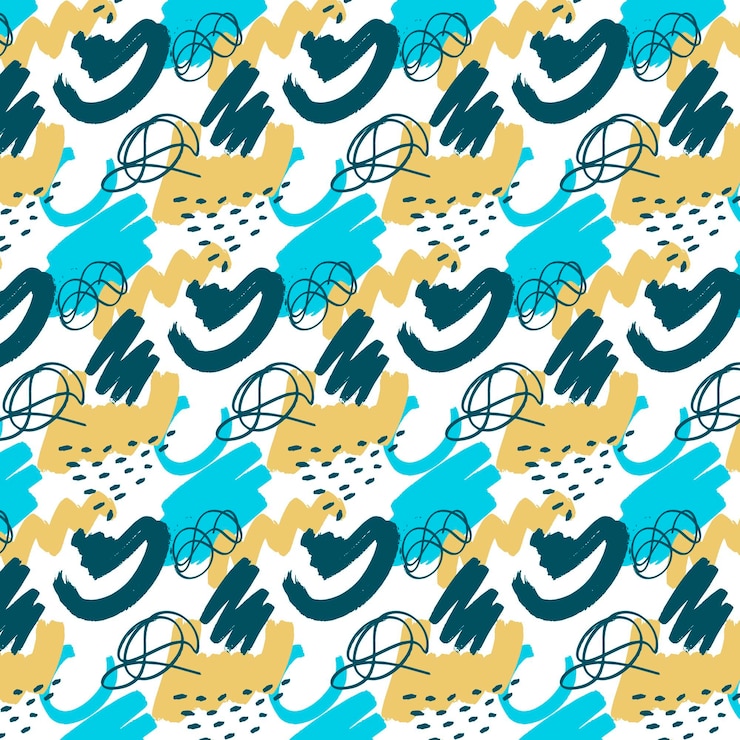 Free Vector hand painted abstract painting pattern